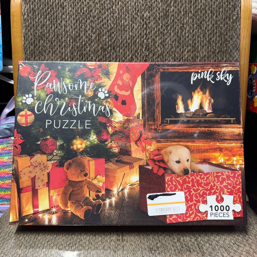 Pink Sky Christmas Puzzle 1000 Pieces